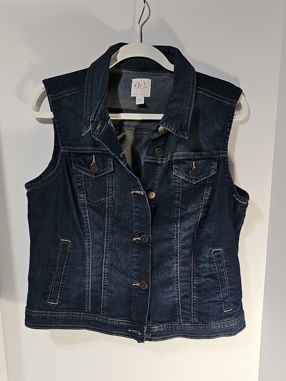 Westport 1962 Denim Vest Women's M